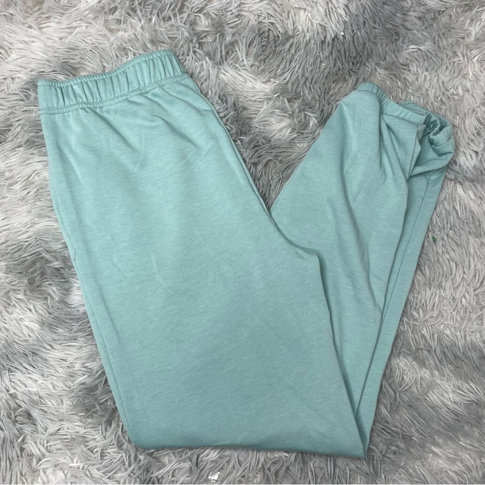 R+R Stitchfix Seafoam Teal Jogger Lounge Pants Sweatpants Girls Size XL